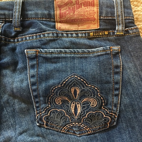 Lucky Brand jeans - sz 10 / 30 waist - Picture 3 of 5